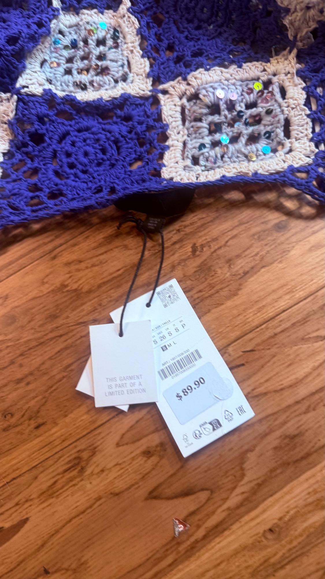 SEQUIN CROCHET JACKET - Image 3