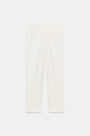 PANTALON CAPRI - Écru de Zara - Image 5