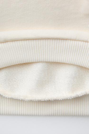 SWEAT À PAPILLONS EN TULLE - Écru de Zara - Image 3