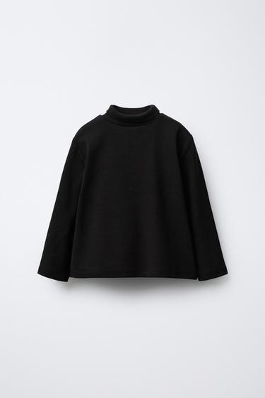 TURTLENECK T-SHIRT - Black by Zara