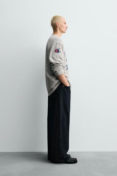 CHAMPION® X ZARA PRINTED T-SHIRT - Grey marl by Zara - Image 3