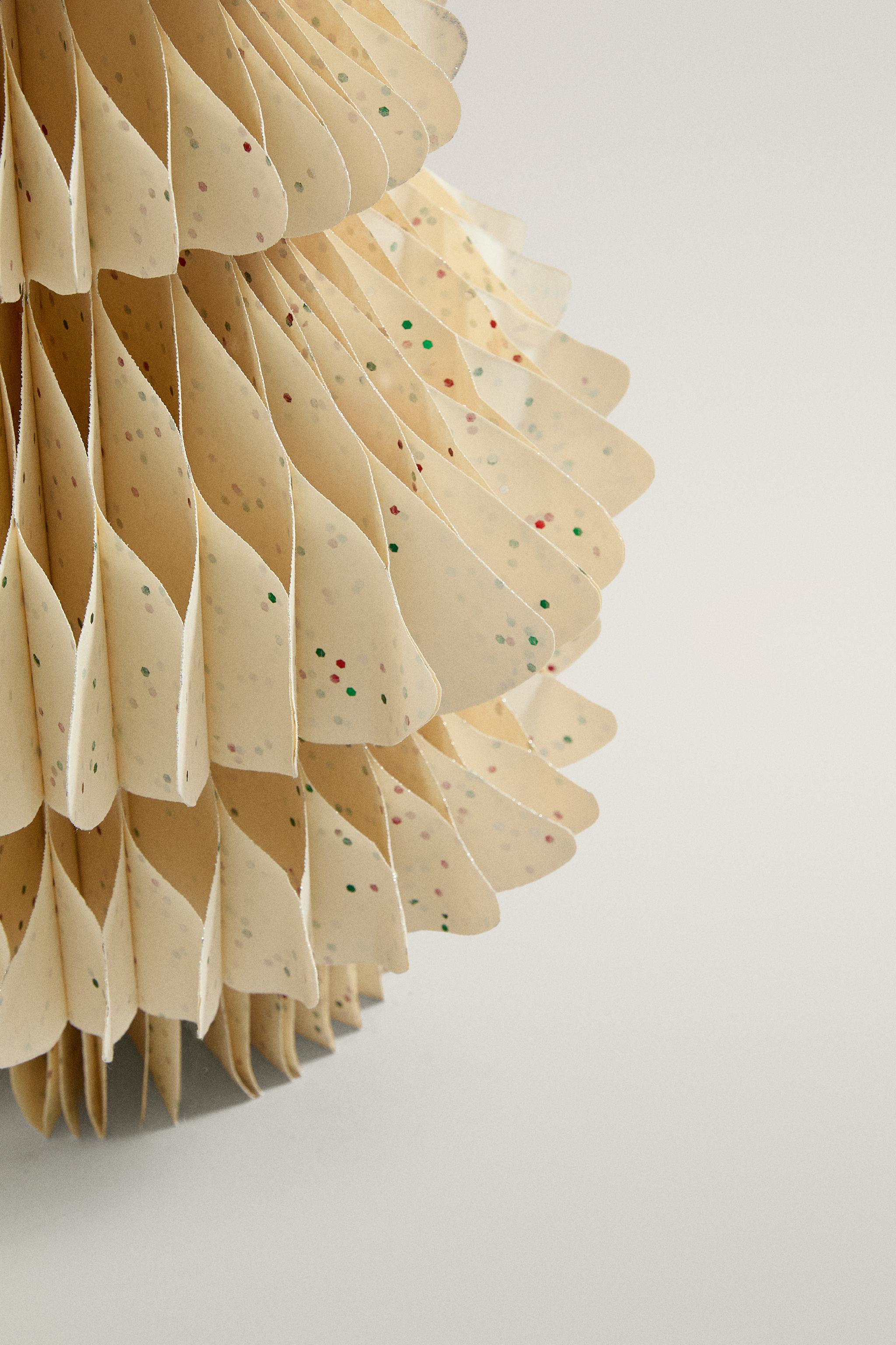 PAPER CHRISTMAS TREE FLOOR LAMP (23.6 IN.)