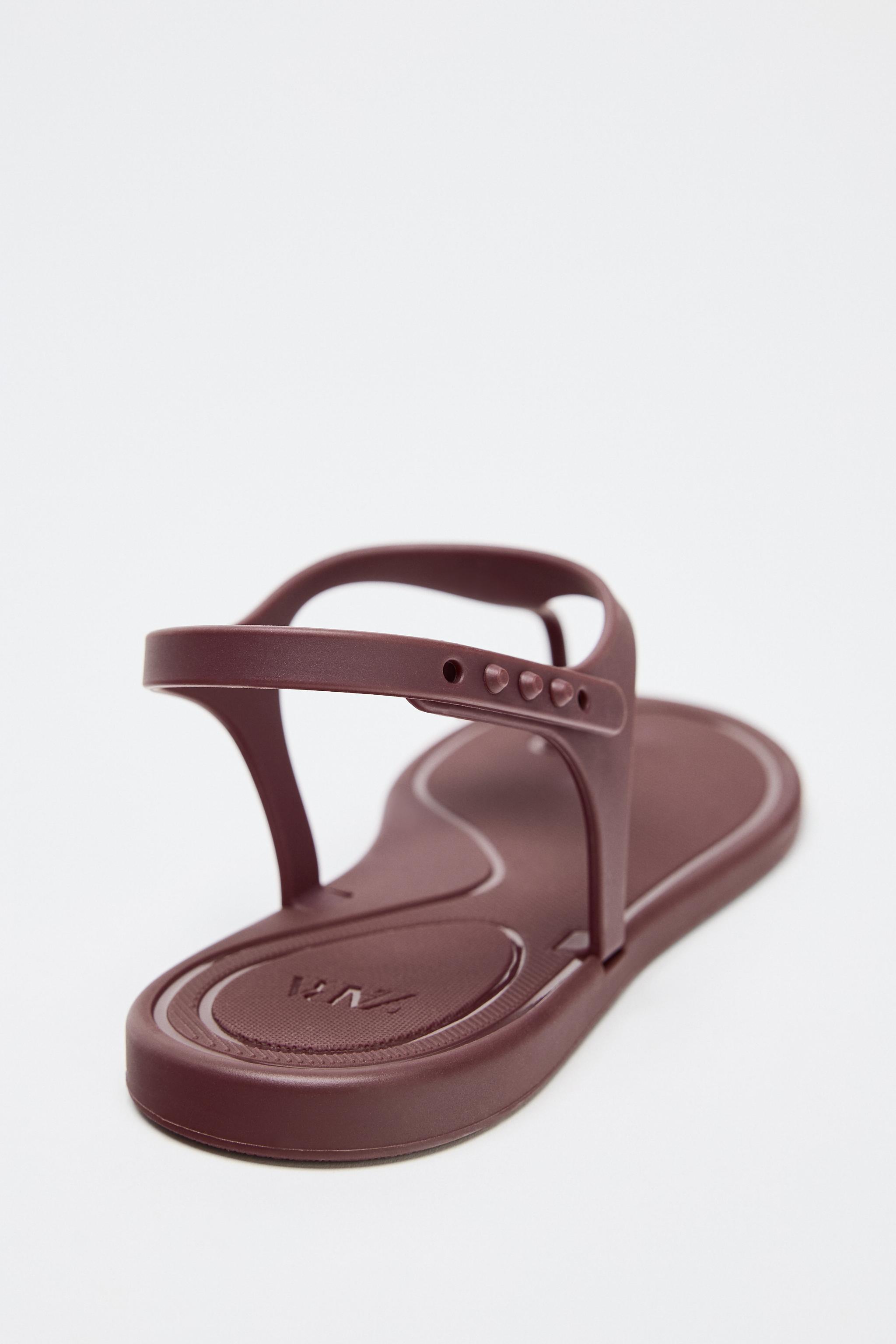 【ZARA】 ラバーフィニッシュ サンダル 5508/510/025 ZARA】 ラバーフィニッシュ サンダル 5508/510/025 (ZARA