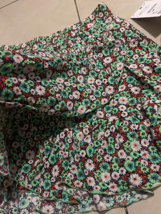 PRINTED RUFFLE SKIRT - Image 2