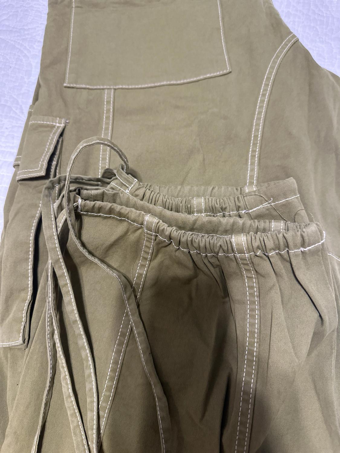 SEAMED CARGO PANTS - Image 4