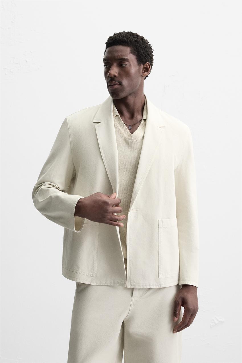 RELAXED FIT SUIT BLAZER