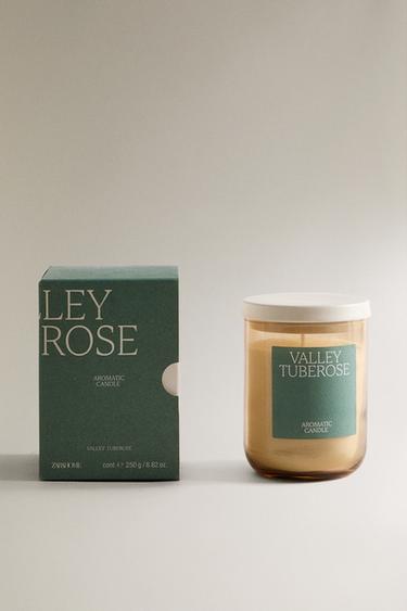(250 G) VALLEY TUBEROSE SCENTED CANDLE - 380 by Zara - Image 0