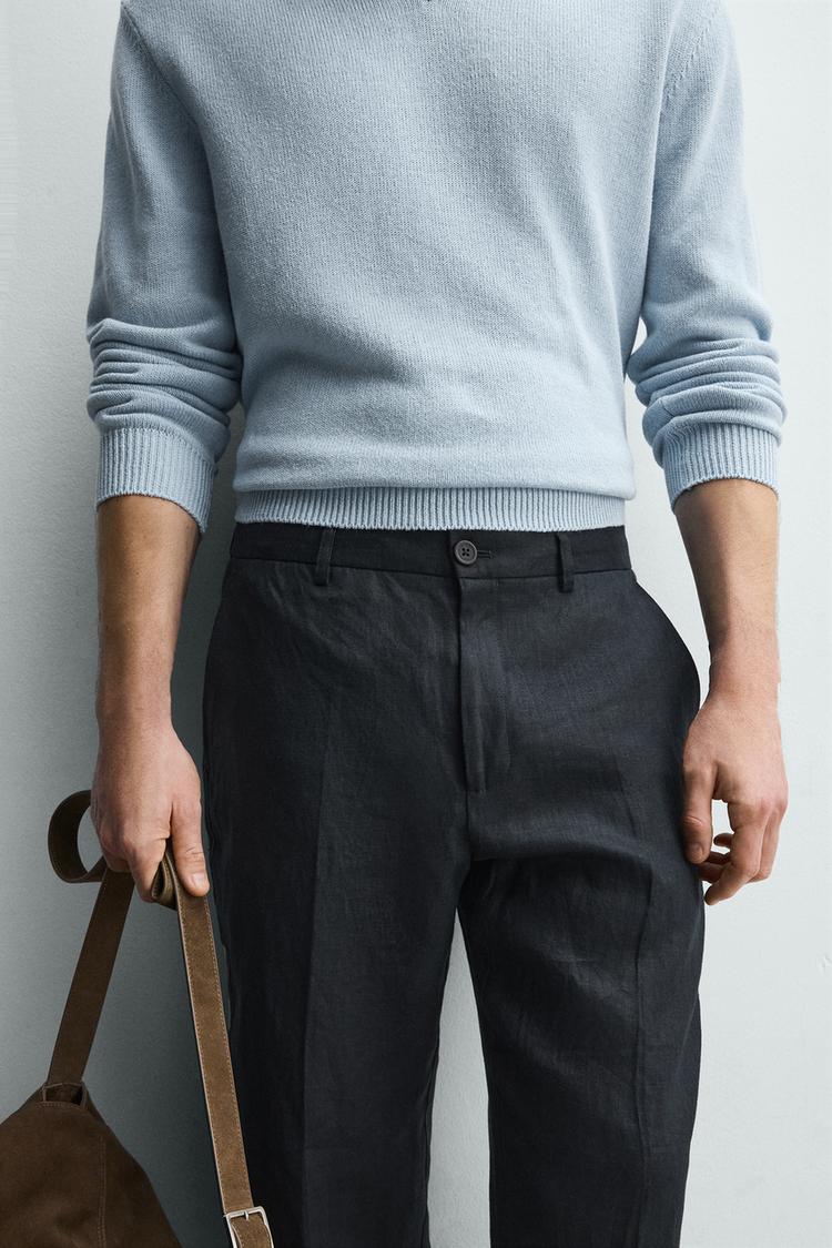 PANTALÓN REGULAR FIT 100% LINO 5