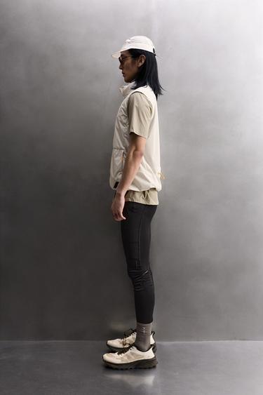 GILET TECHNIQUE MATELASSÉ BIMATIÈRE - Gris perle de Zara - Image 3