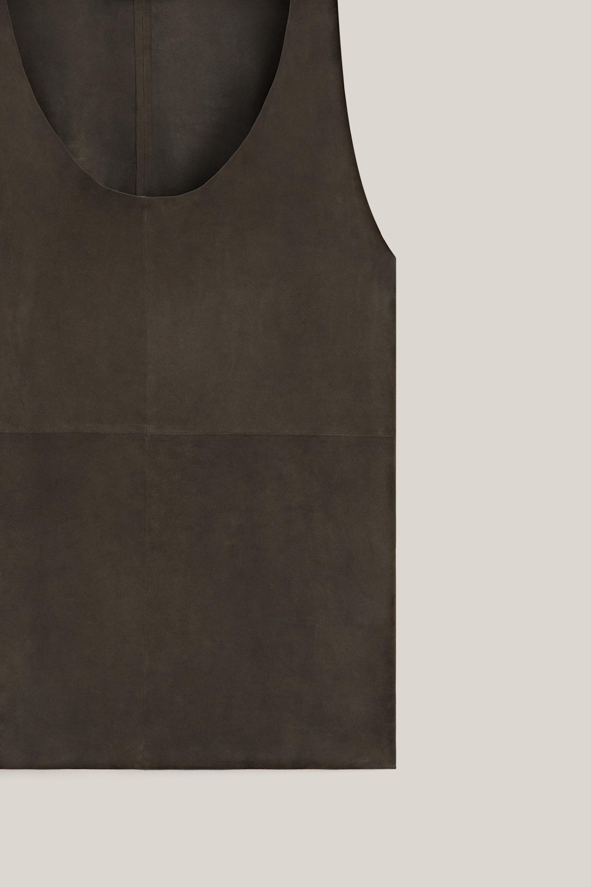 Suede leather strappy top - LIMITED EDITION