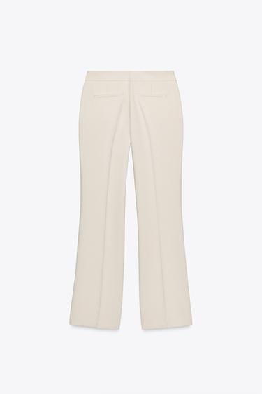 FLARE TROUSERS - Ivory by Zara - Image 5