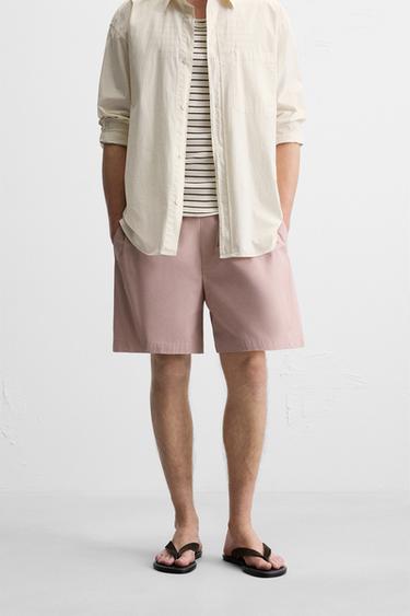 BERMUDA RELAXED FIT - Rose de Zara - Image 1