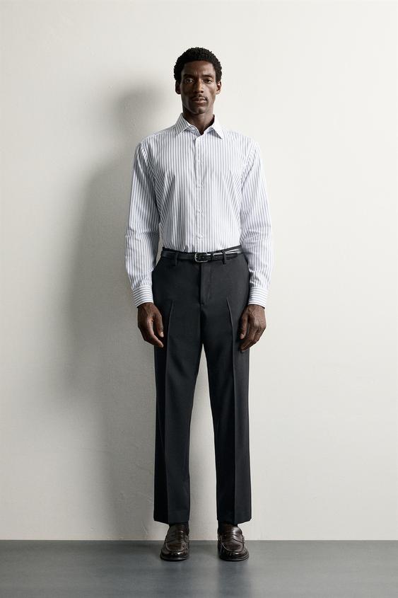STRIPED REGULAR FIT SHIRT - striped by Zara - Image 0