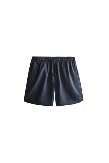 TECHNICAL SWIMMING TRUNKS - Blue by Zara