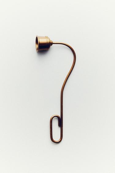 METAL CANDLE SNUFFER - Golden by Zara