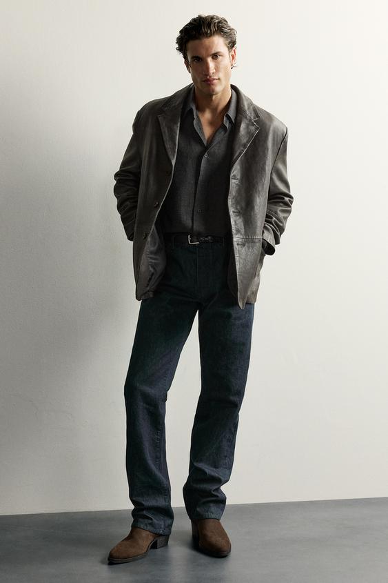 LEDERSTIEFEL - Braun von Zara - Bild 0