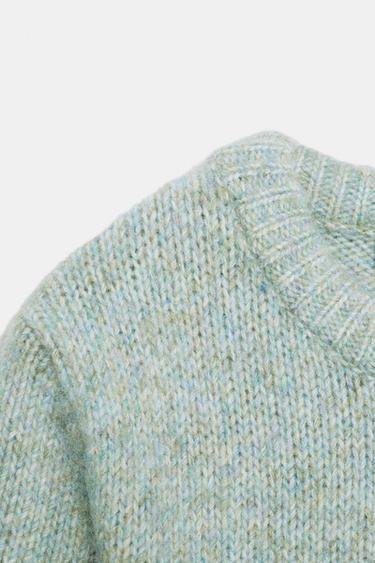 HAUT EN MAILLE À MANCHES COURTES - unique de Zara - Image 4