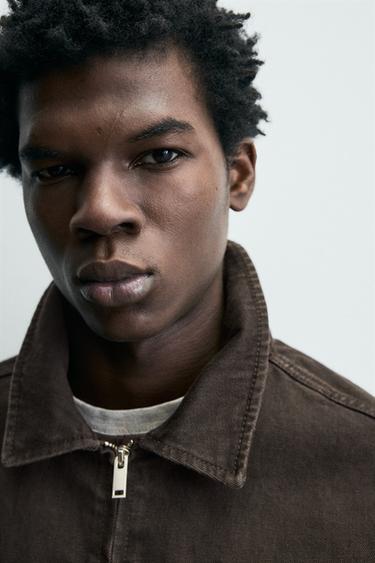 TEXTURED POCKET JACKET - Brown by Zara - Image 4