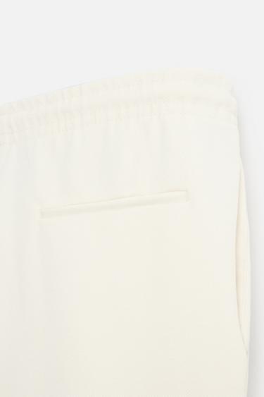EASY CARE JOGGER WAIST TROUSERS - Mid-ecru de Zara - Image 8