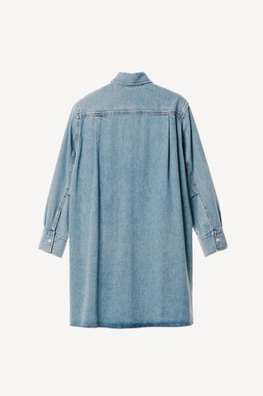 ROBE EN JEAN WILLY CHAVARRIA X ZARA - Bleu clair de Zara - Image 4