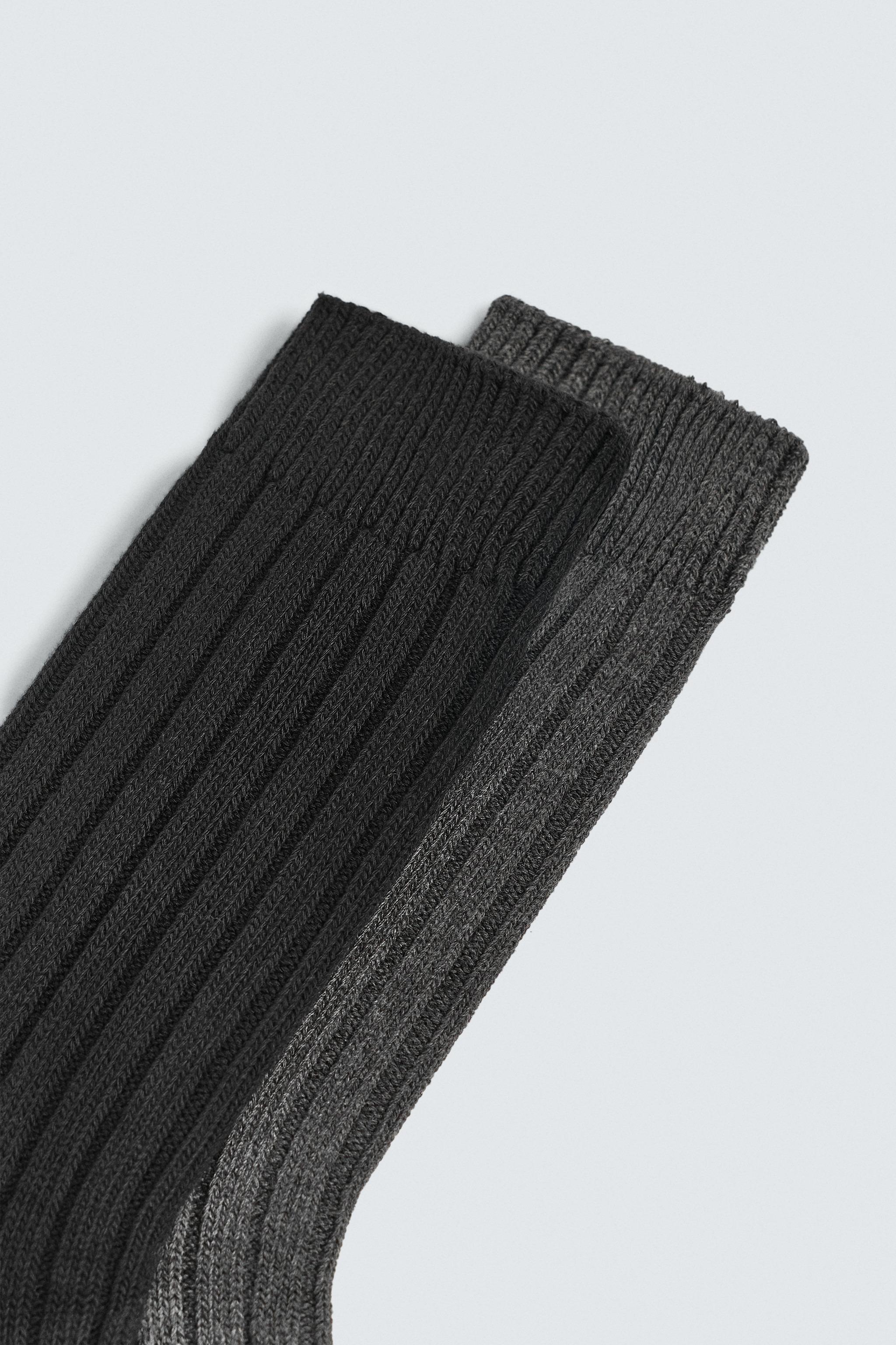 TWO-PACK OF RIBBED SOCKS