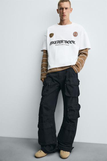 T-SHIRT IMPRIMÉS COMBINÉS - Blanc de Zara - Image 6