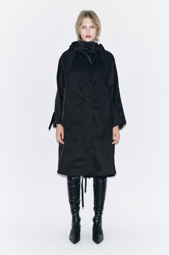 PARKA OVERSIZE ZW COLLECTION - Noir | ZARA Canada