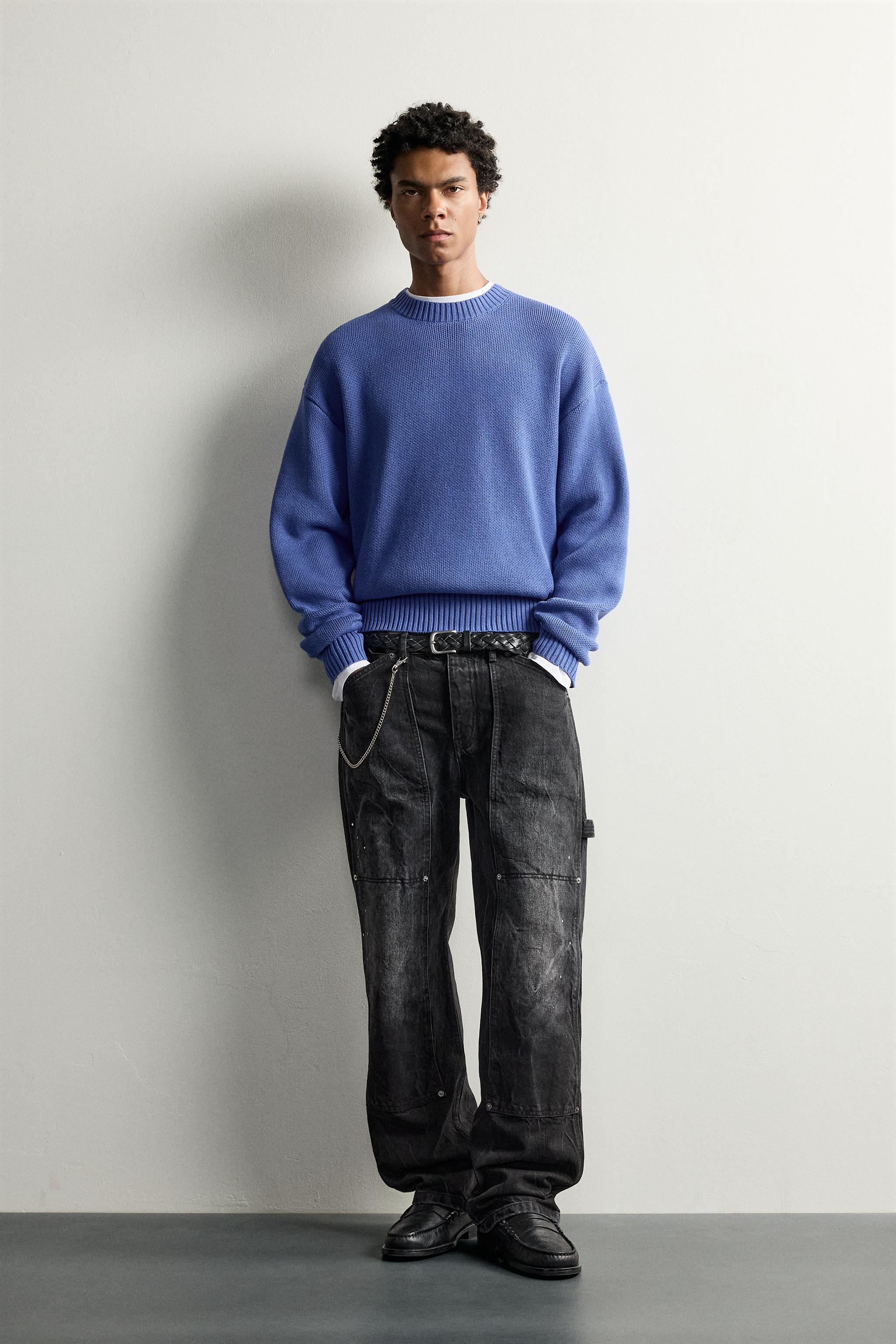 PULL COUPE DÉCONTRACTÉE 100% COTON