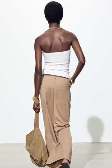 HAUT BUSTIER - Blanc de Zara