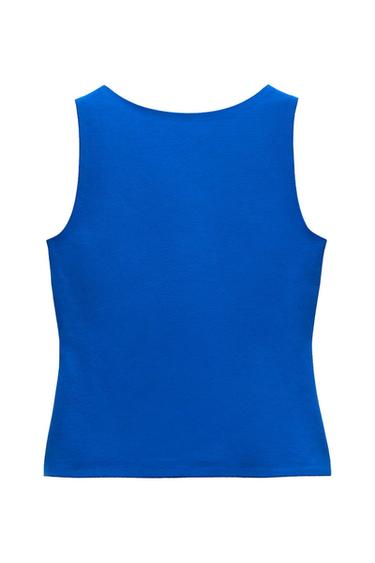 COTTON BLEND TOP