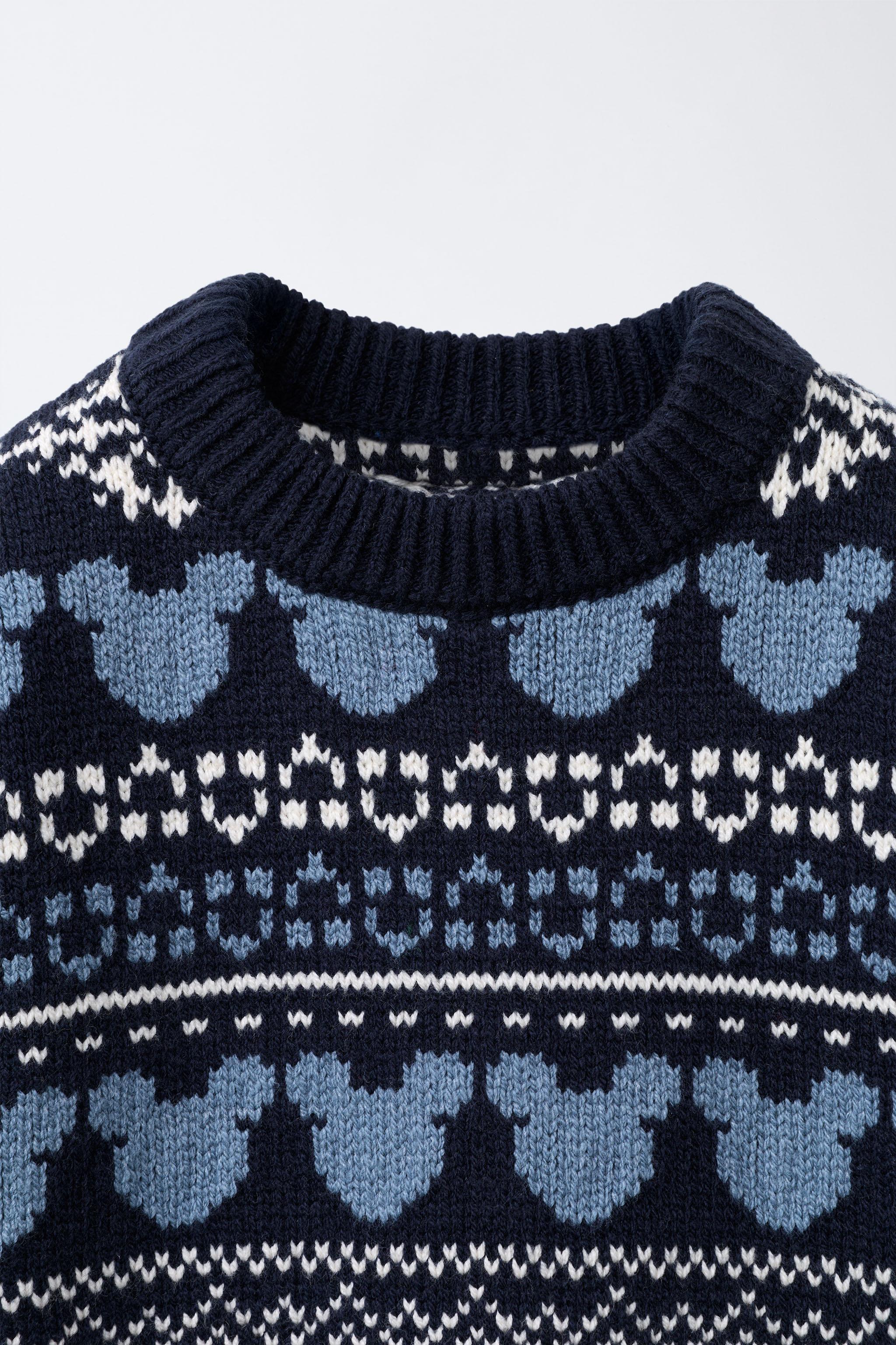 MICKEY MOUSE © DISNEY JACQUARD KNIT SWEATER