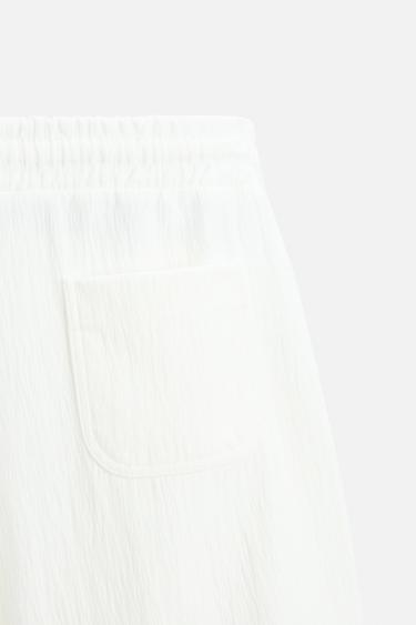 BERMUDA JOGGING STRUCTURÉ - Blanc cassé de Zara - Image 6