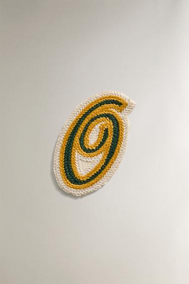 Zara COTTON LETTER O PATCH - Multicolored - Image 0