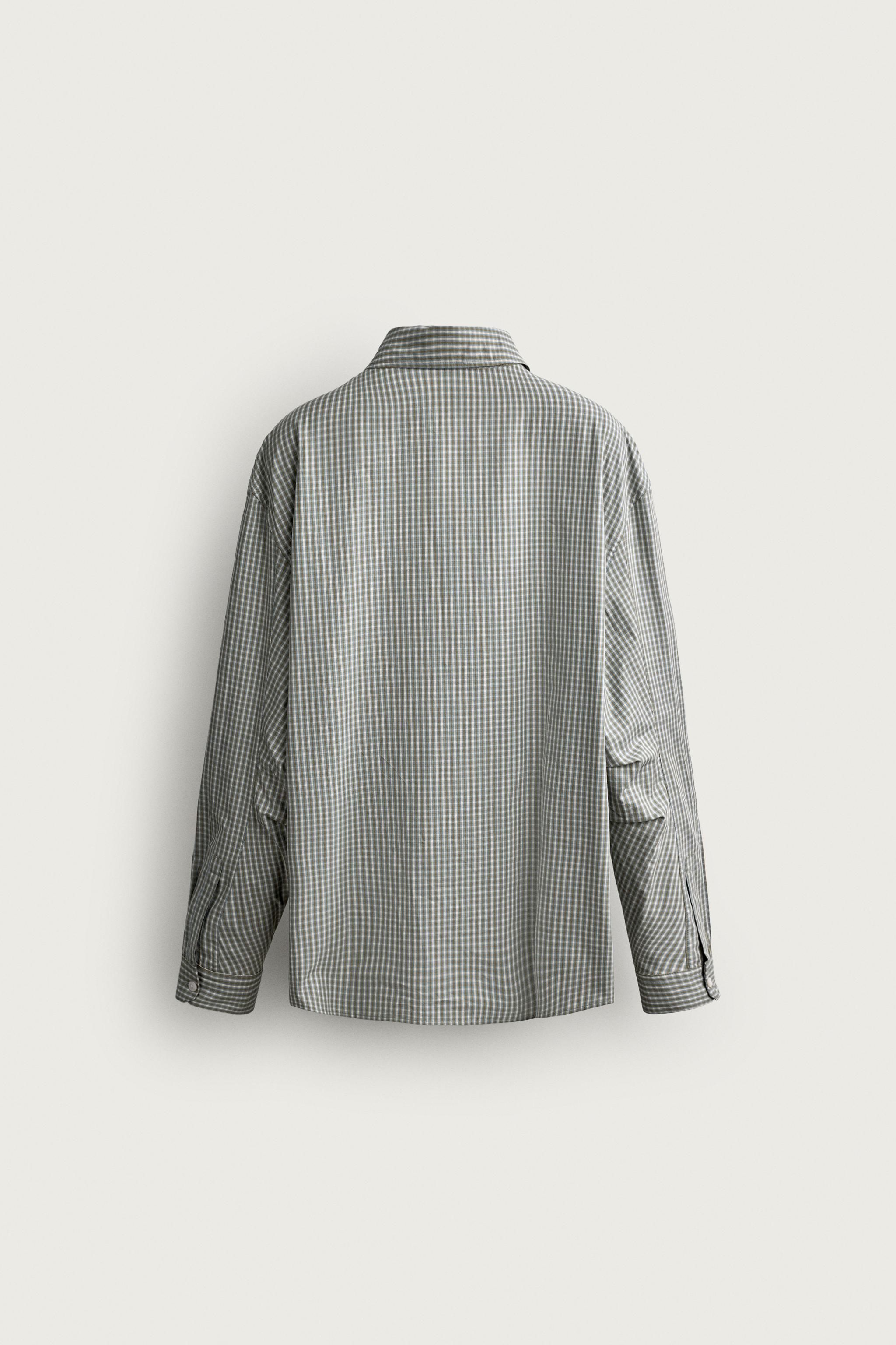 CHEMISE RELAXED FIT CARREAUX