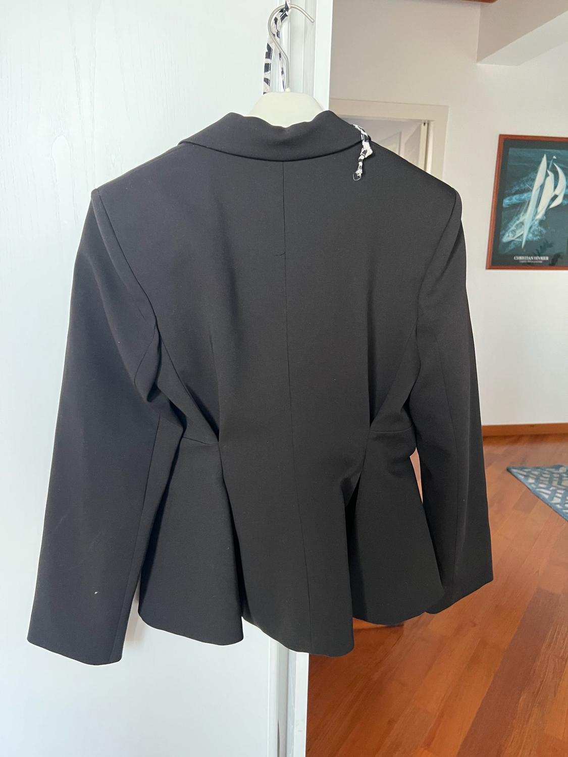 ZW COLLECTION TEXTURED PEPLUM BLAZER - Image 2