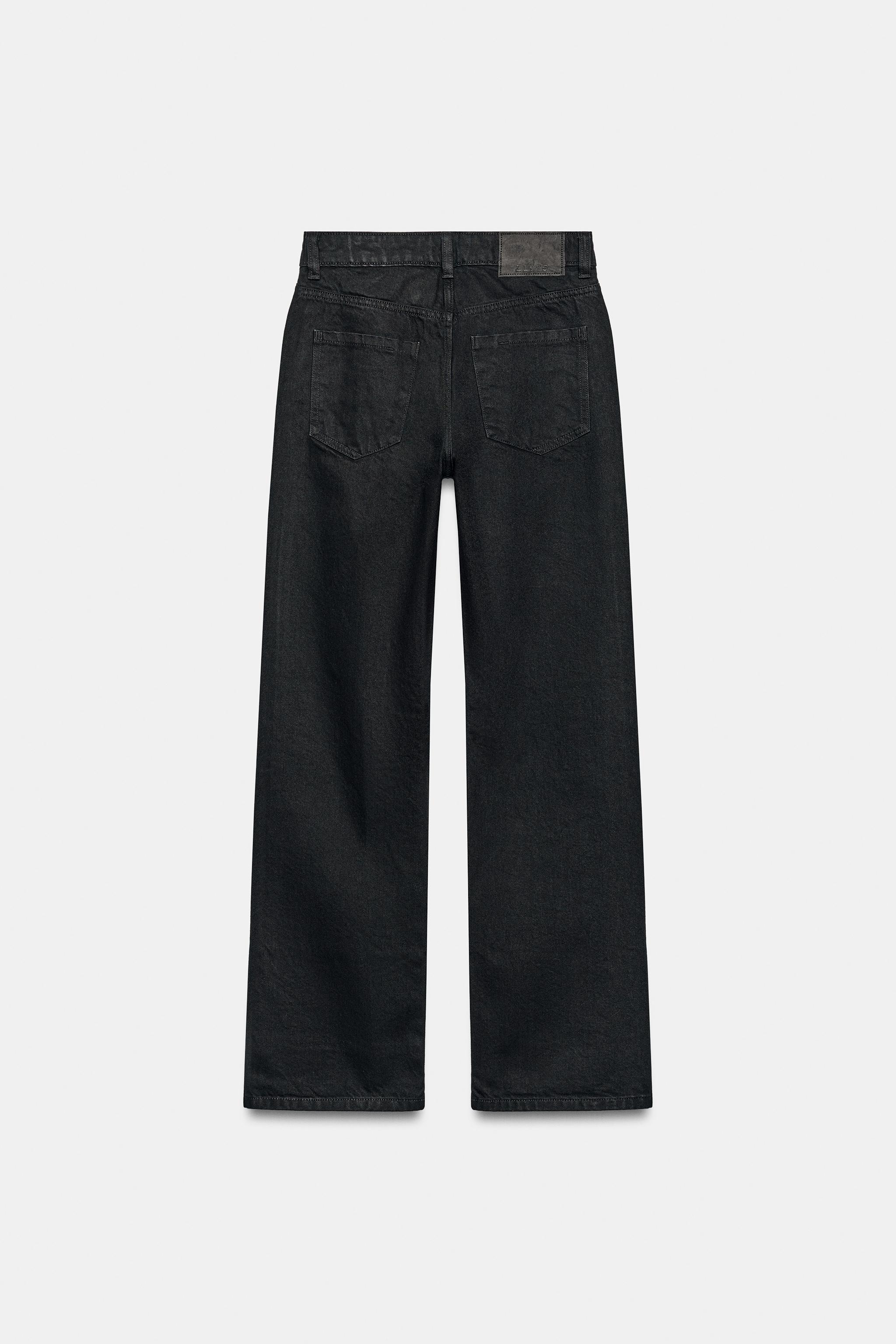 Z1975 HIGH RISE REGULAR LONG LENGTH JEANS — Black