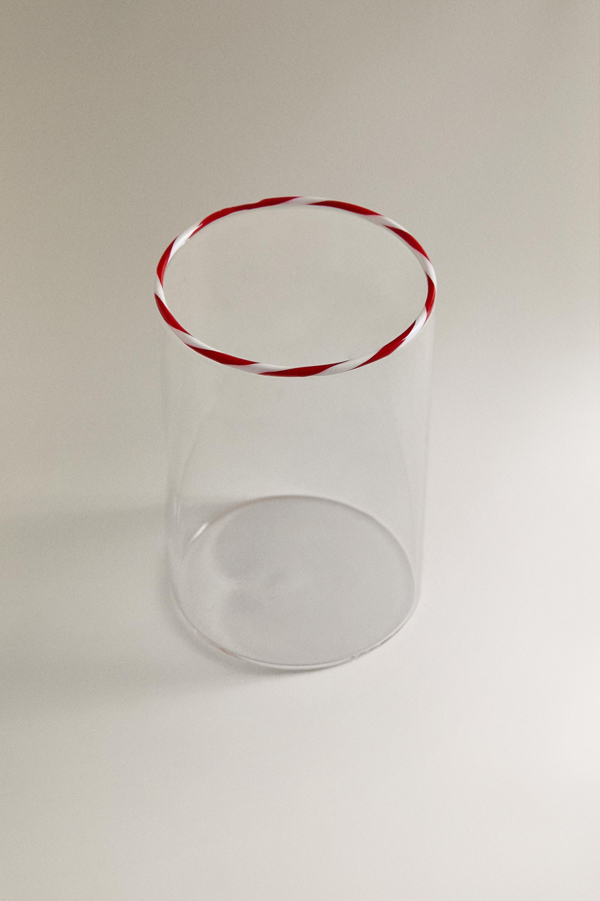 GOBELET BOROSILICATE CANNE À SUCRE NOËL