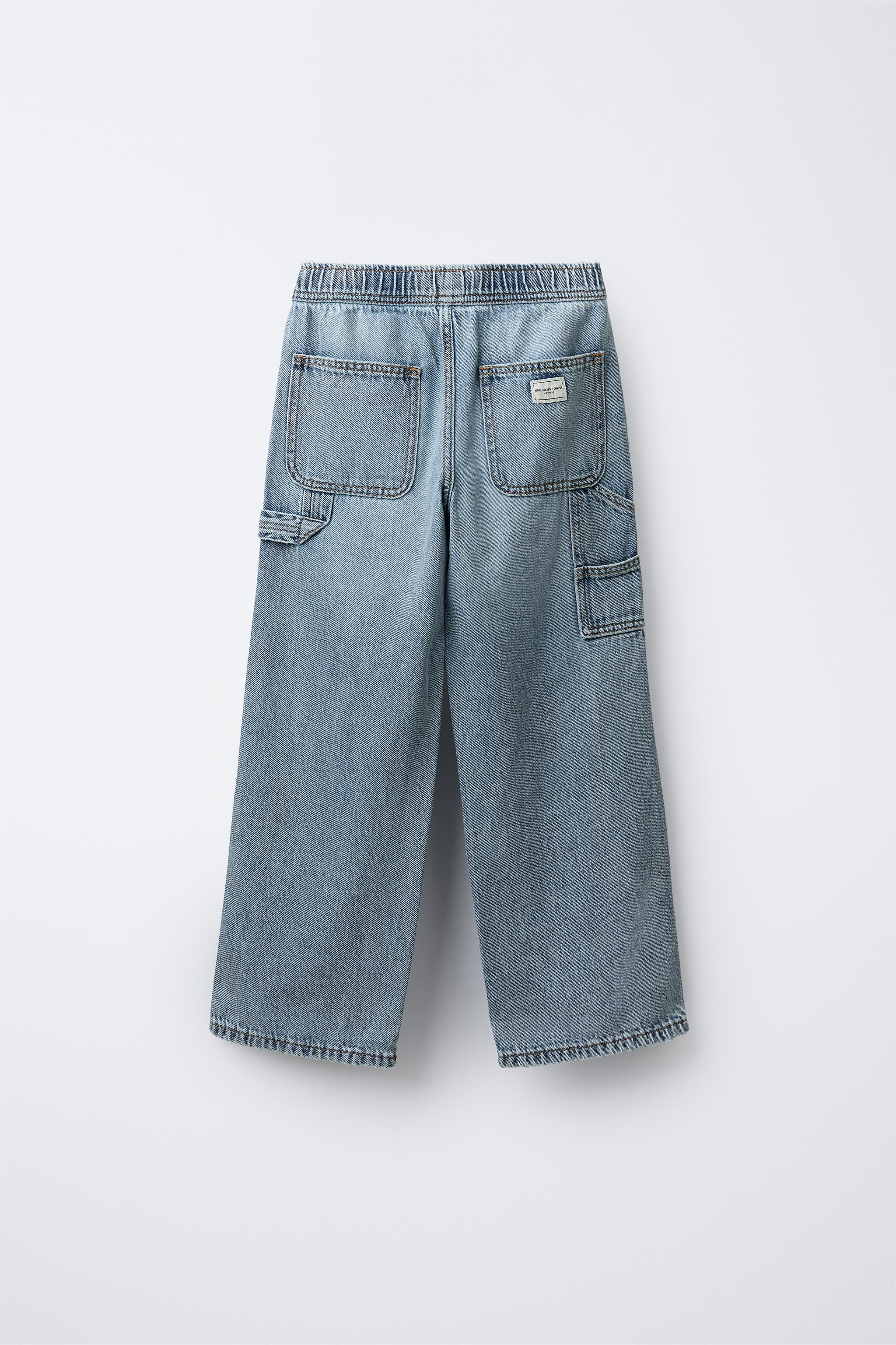 カーペンターデニムパンツ - ブルー | ZARA Japan / 日本