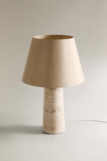 LAMPE DE TABLE MARBRE - Beige clair de Zara - Image 1
