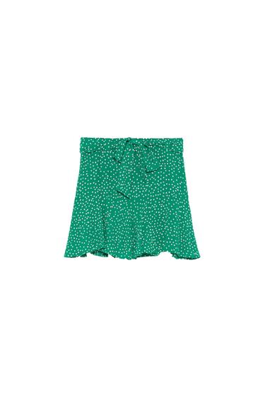 PRINTED BERMUDA SKORT