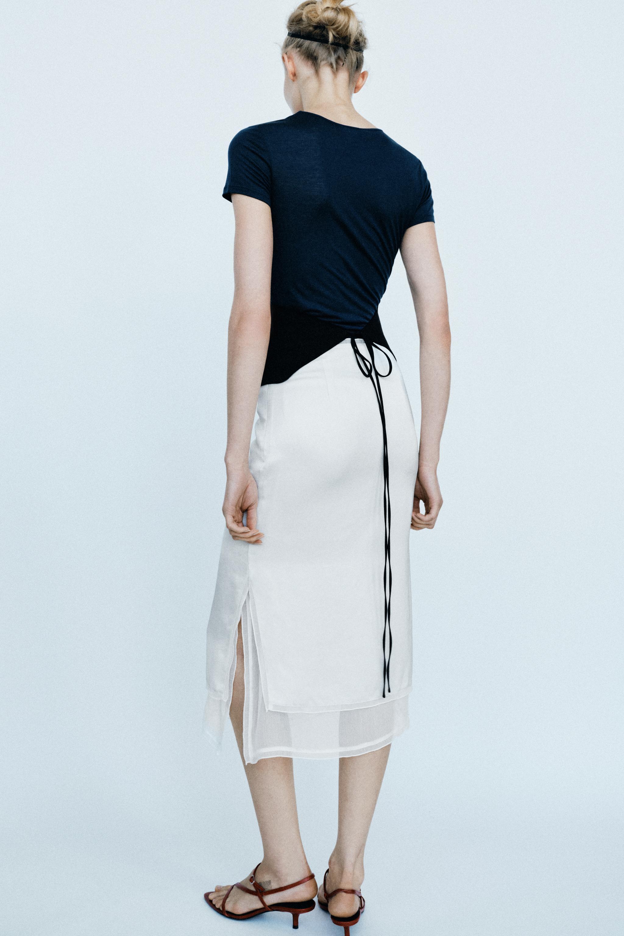 WOOL BLEND SOLID T-SHIRT