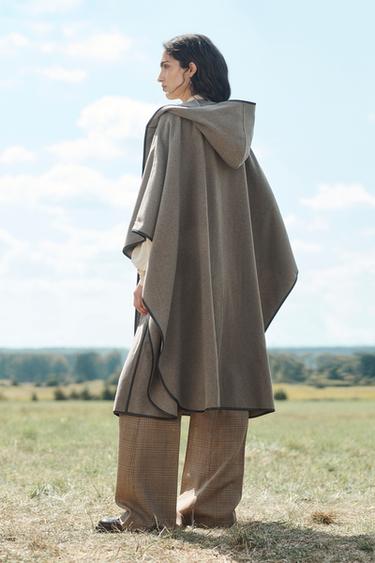 CAPE OVERSIZE AVEC LAINE ÉDITION LIMITÉE - Pierre de Zara - Image 1