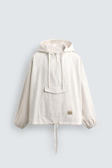 RELAXED FIT JACKET WITH POCKET - Oyster-white by Zara