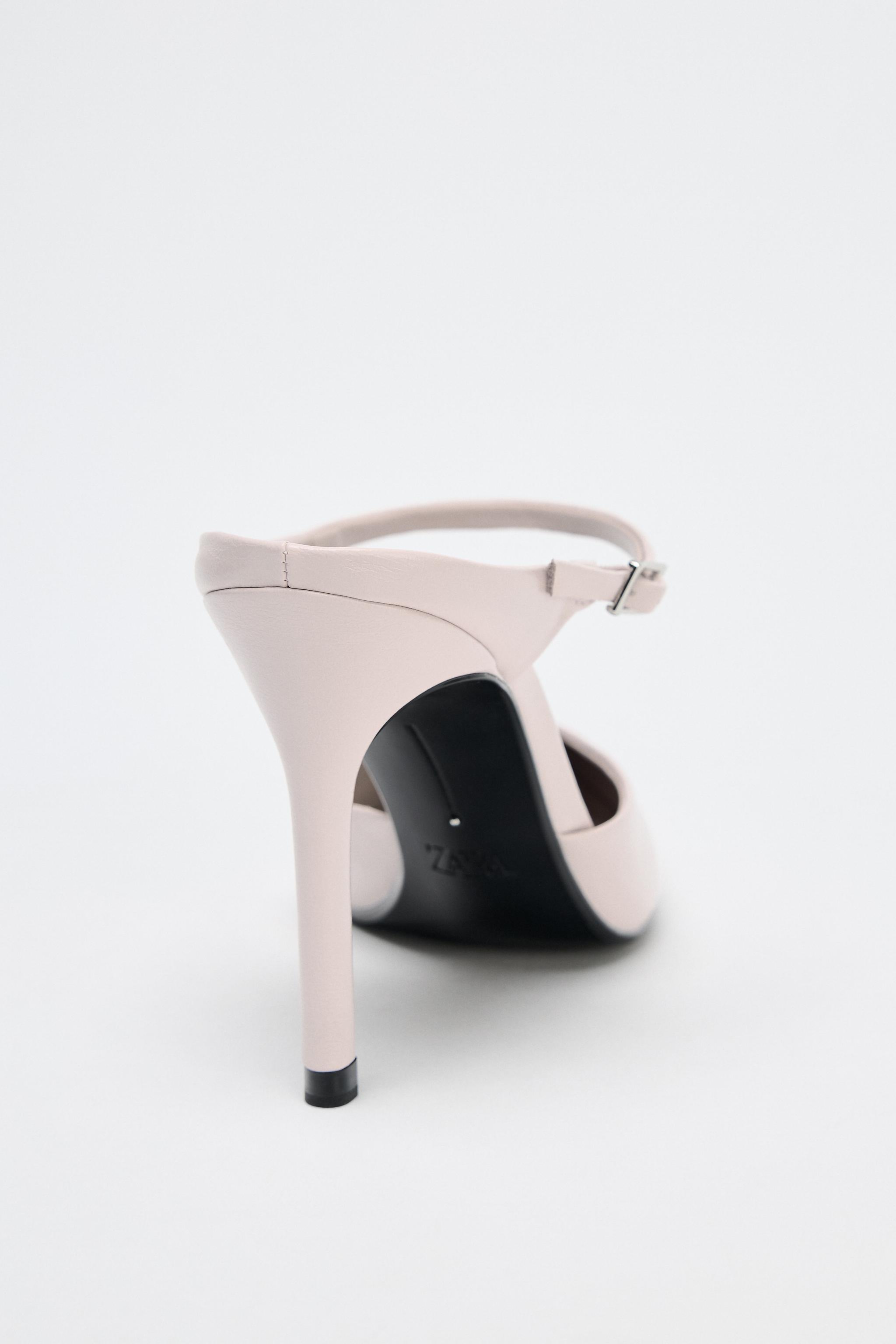 ZARA ソフトストラップミュール 1228/510 SOFT STRAP MULES - Pink | ZARA United States