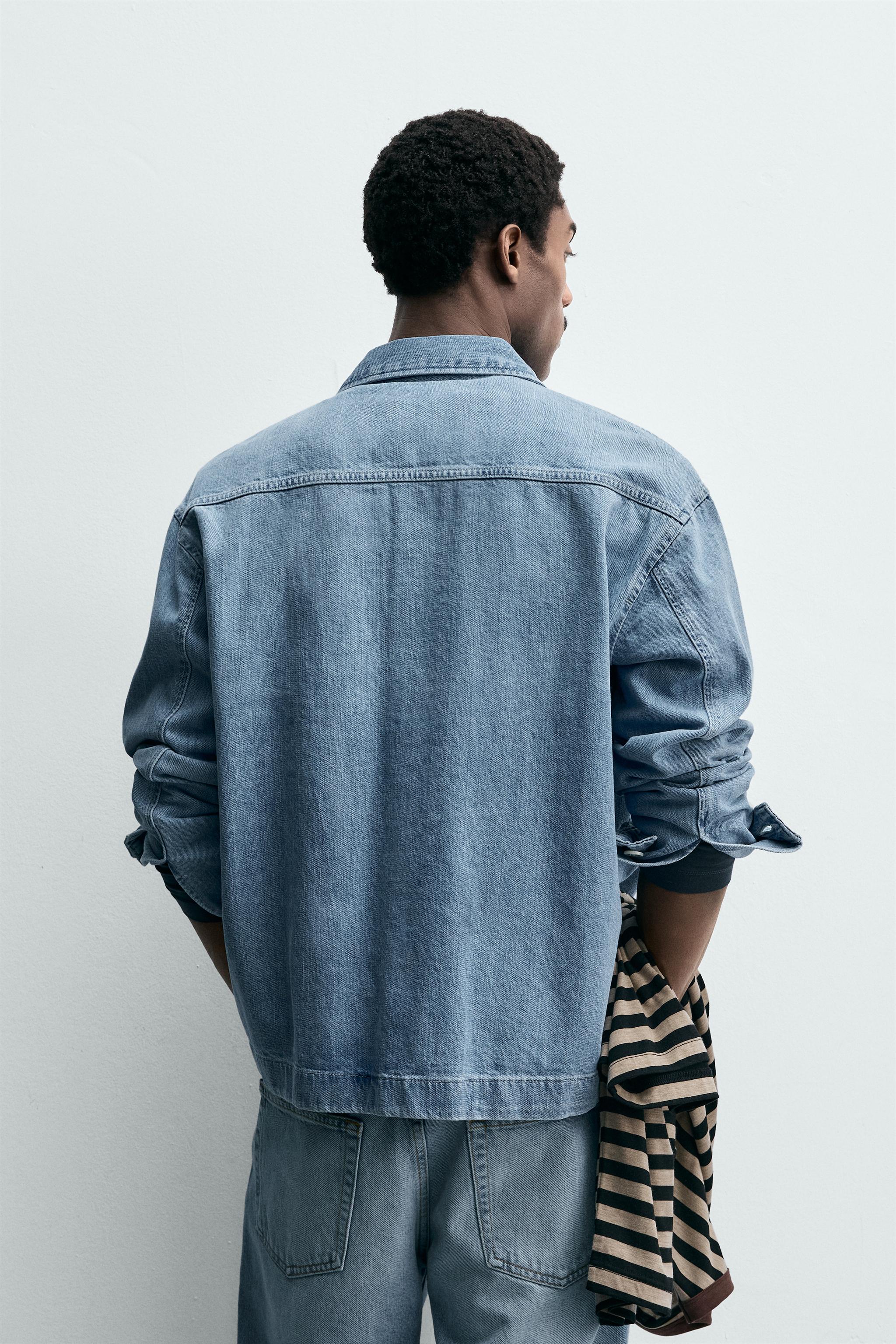 CHEMISE EN JEAN COUPE BOXY