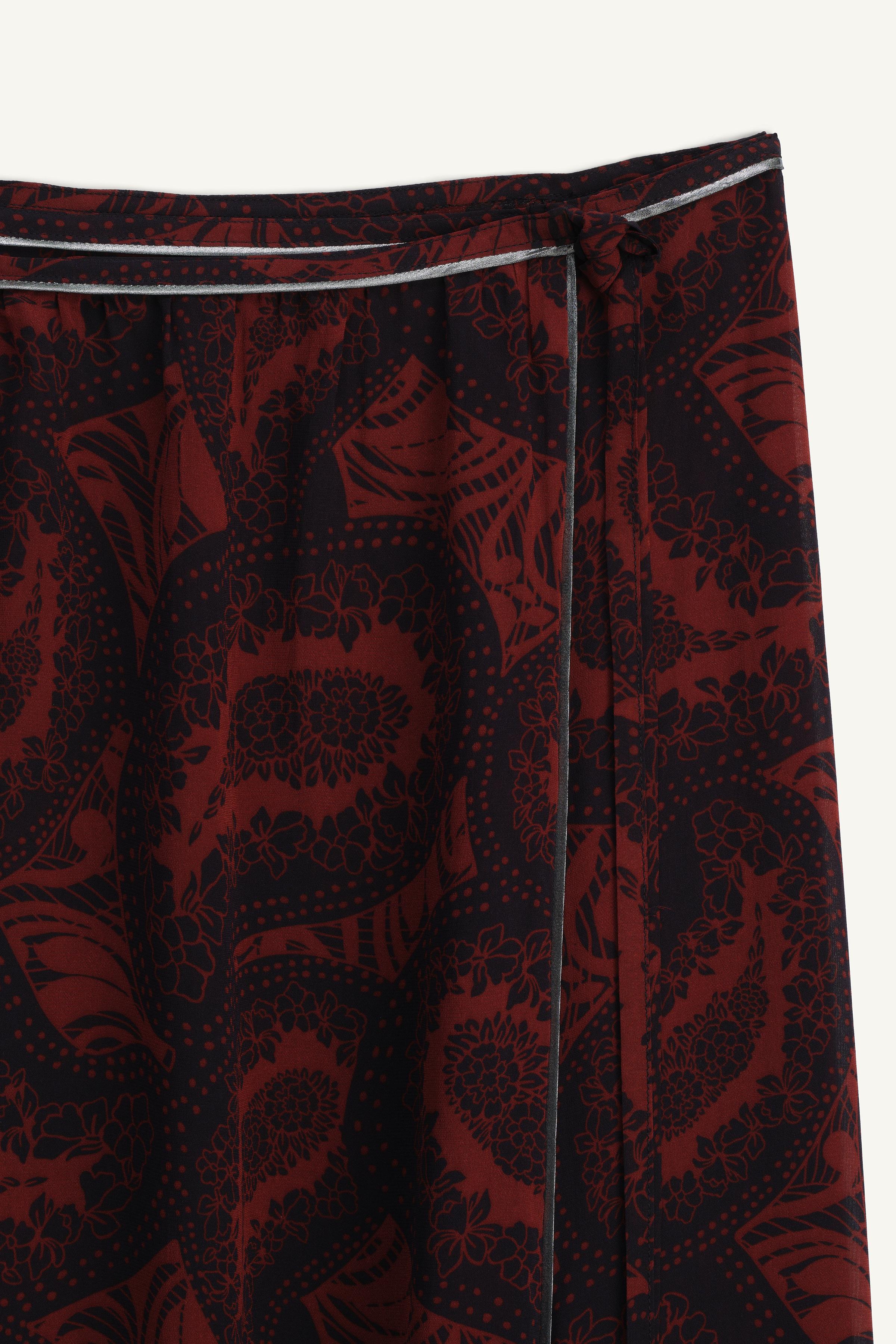 【ZARA】プリント ミディスカート - LIMITED EDITION 2439/741 PRINTED MIDI SKIRT LIMITED EDITION - Printed | ZARA United