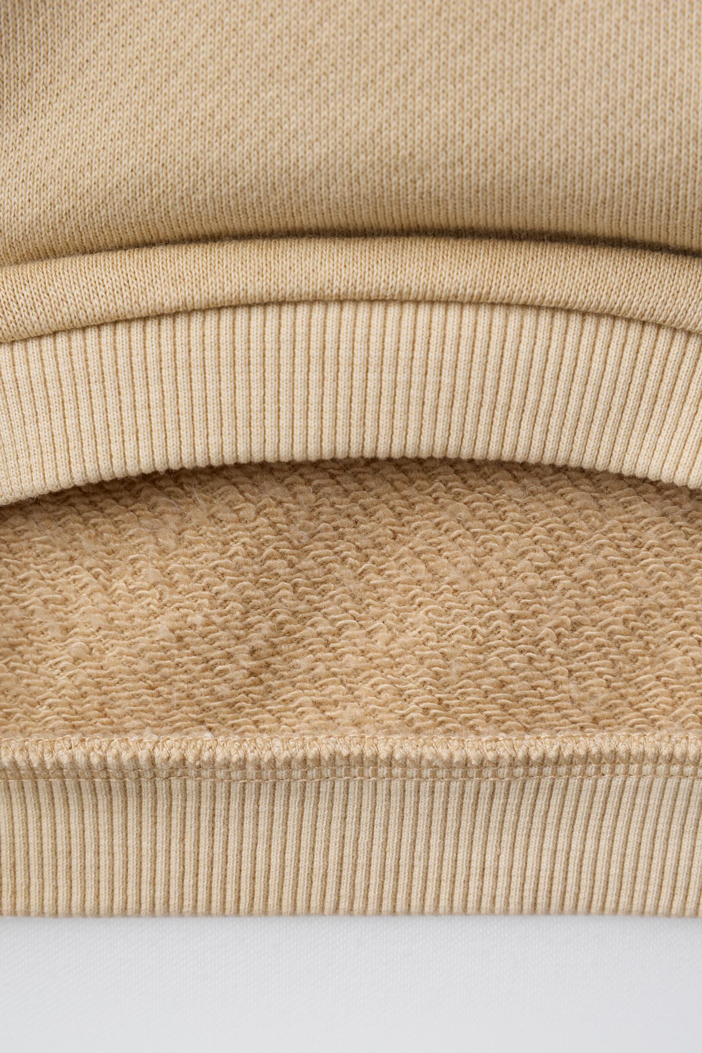 Детский комплект Zara Polo Collar Sweatshirt and Jogger Pants Set, цвет: Светлый бежевый — фото 4