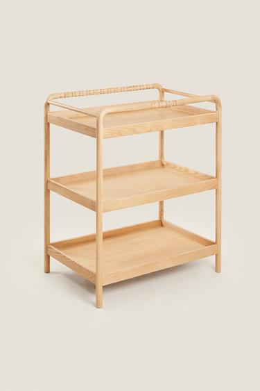 TABLE À LANGER BÉBÉ BOIS - Beige clair de Zara - Image 1