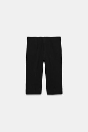 PANTALON CAPRI ZW COLLECTION - Noir de Zara - Image 6