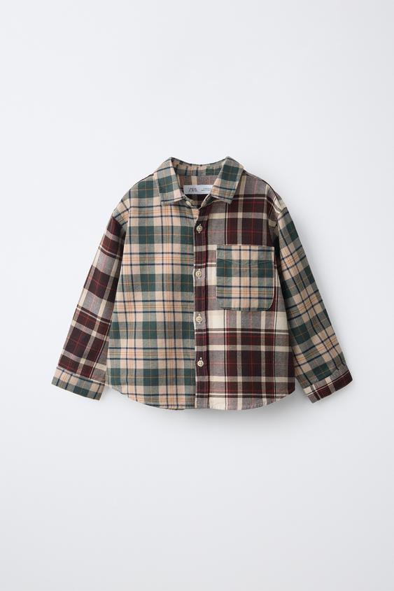 CHECK PRINT SHIRT - Multicoloured by Zara - Image 0